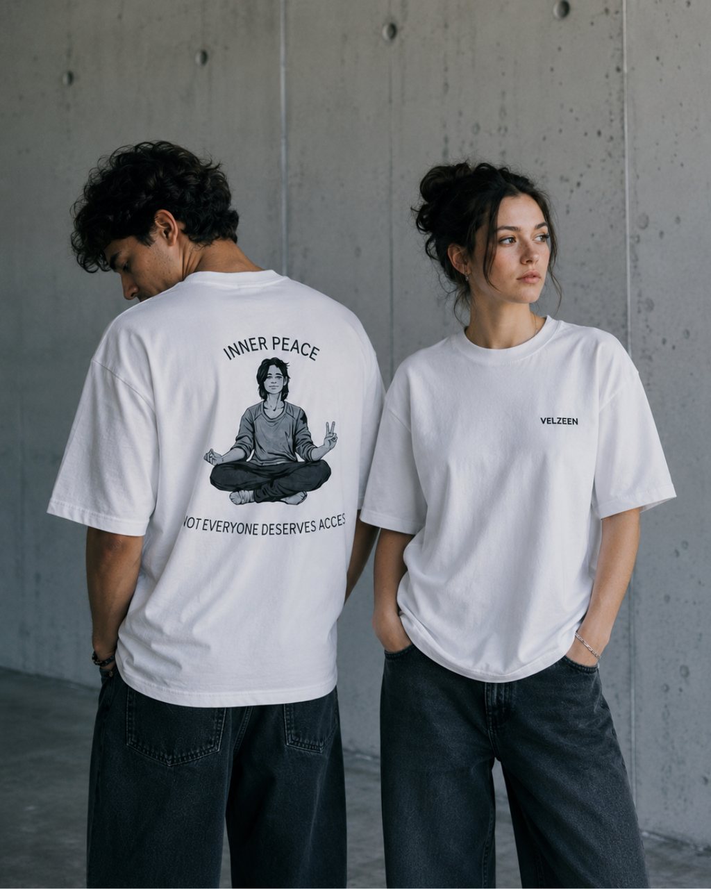 Inner Peace Drop Shoulder Tee
