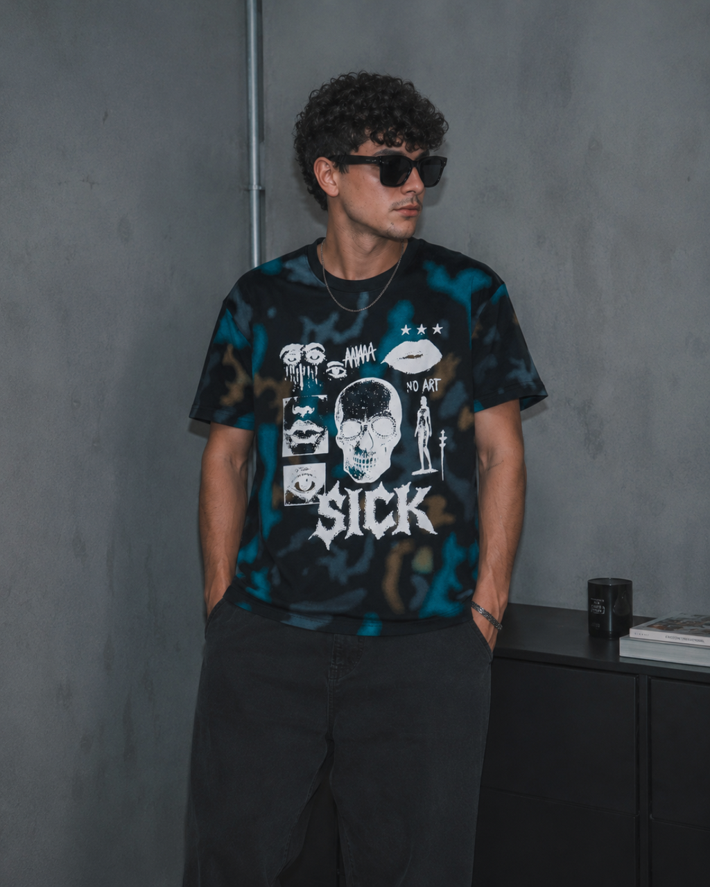 Sick Drop Shoulder Tee