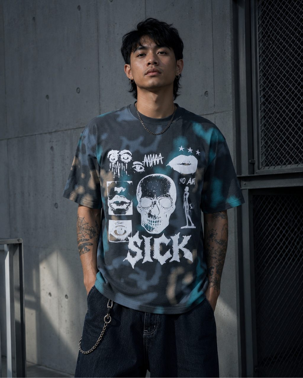 Sick Drop Shoulder Tee