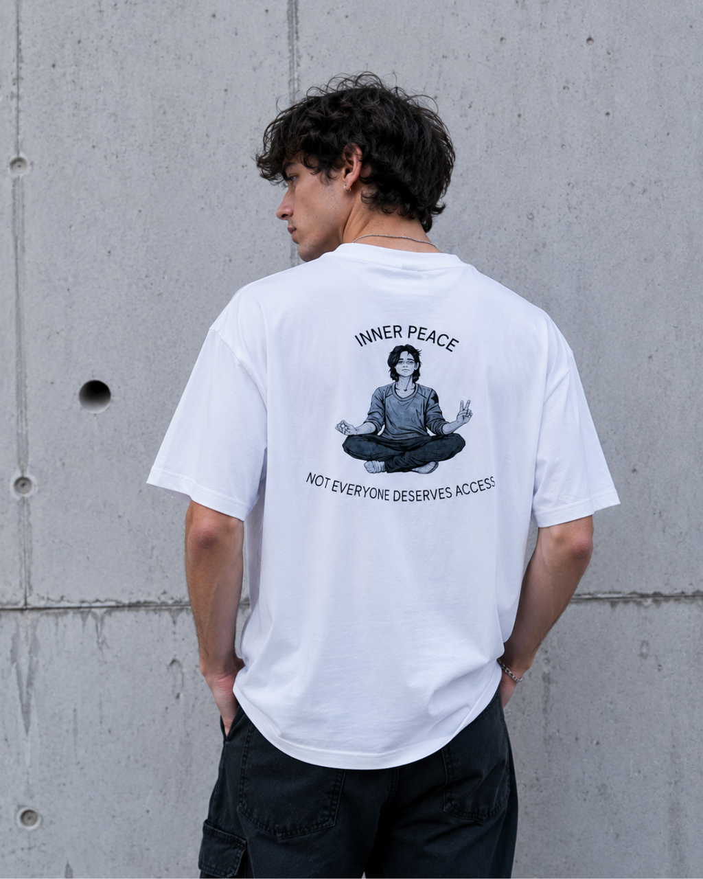 Inner Peace Drop Shoulder Tee