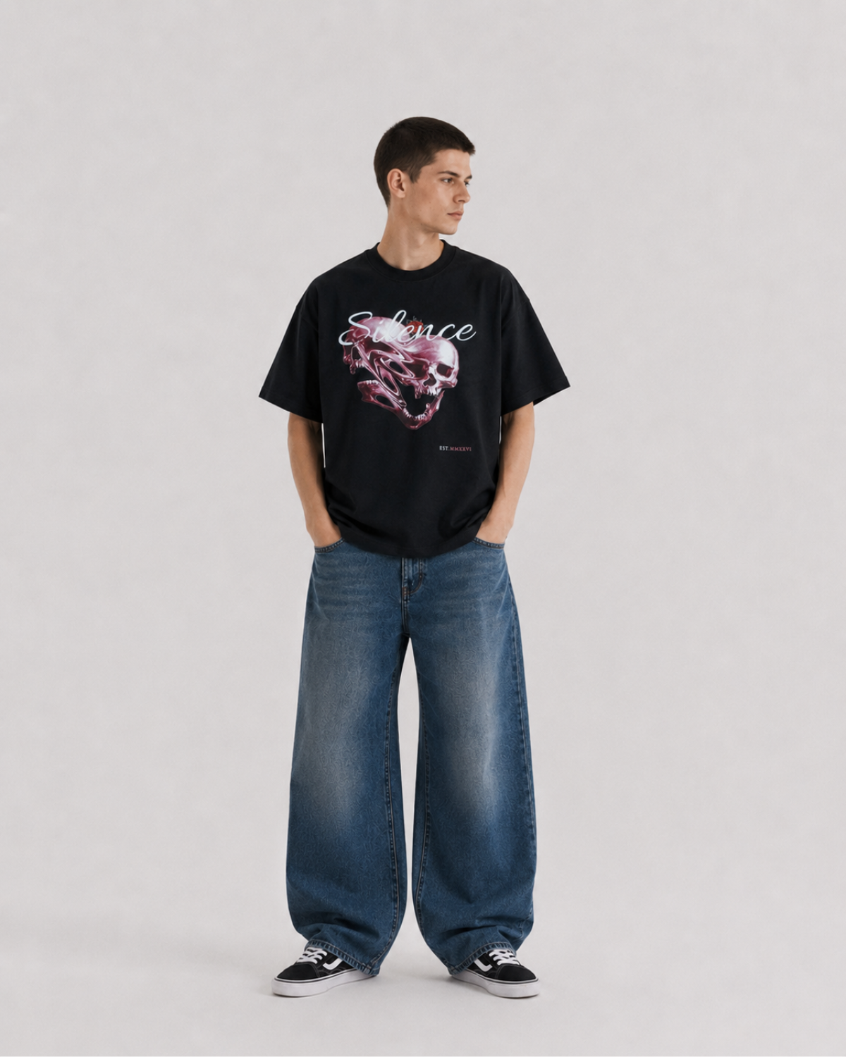 Silence Drop Shoulder Tee