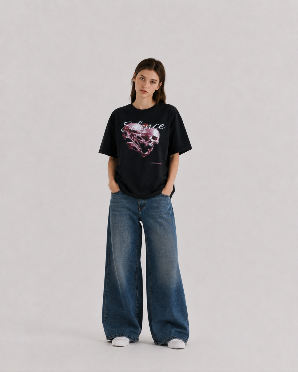 Silence Drop Shoulder Tee
