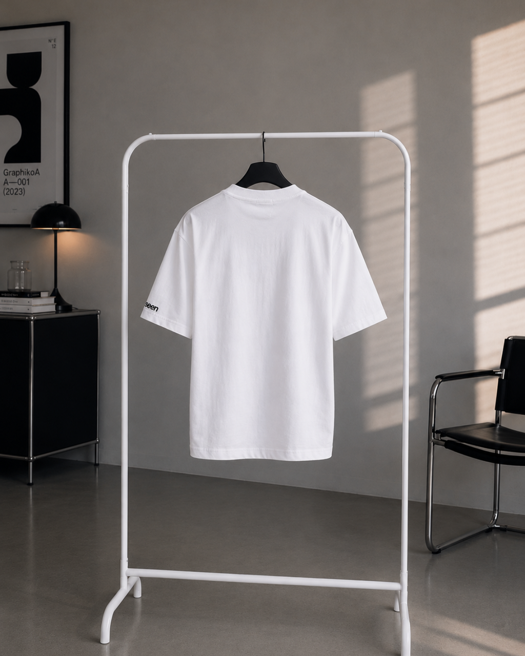 Velzeen Embroidery Drop Shoulder Tee