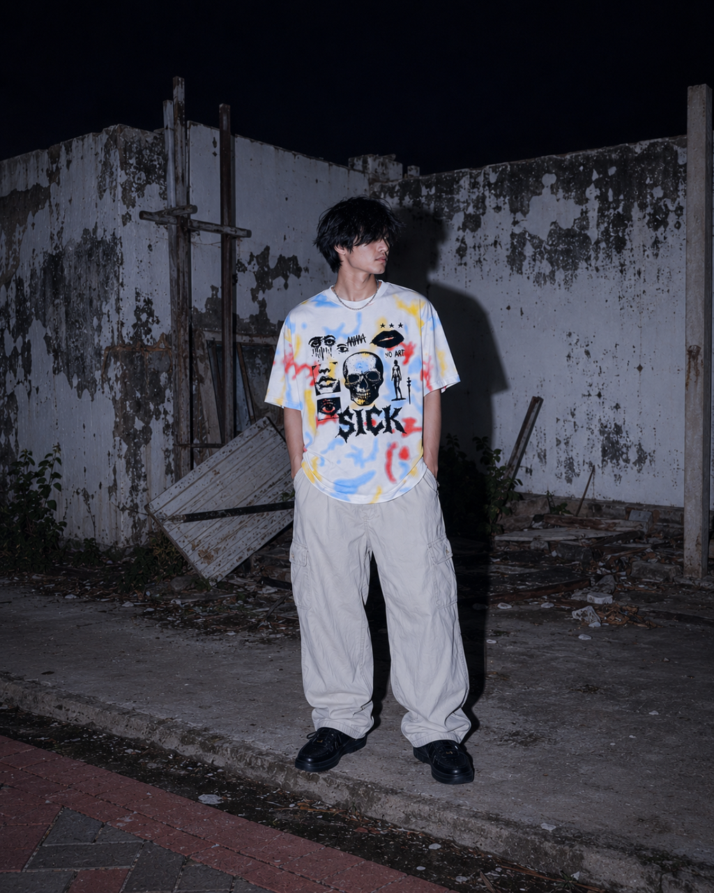 Sick Drop Shoulder Tee