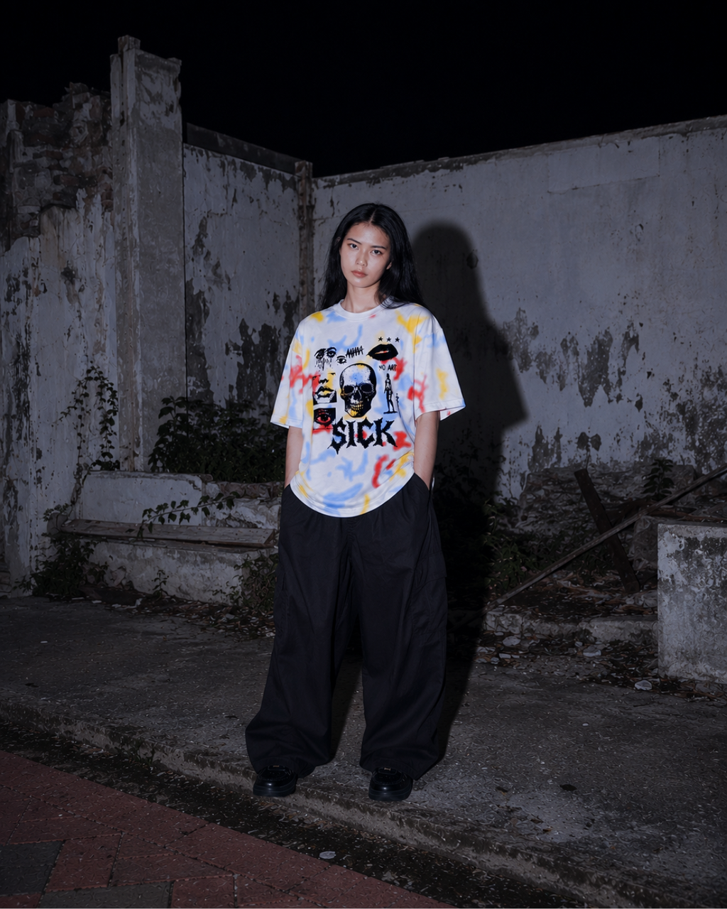 Sick Drop Shoulder Tee
