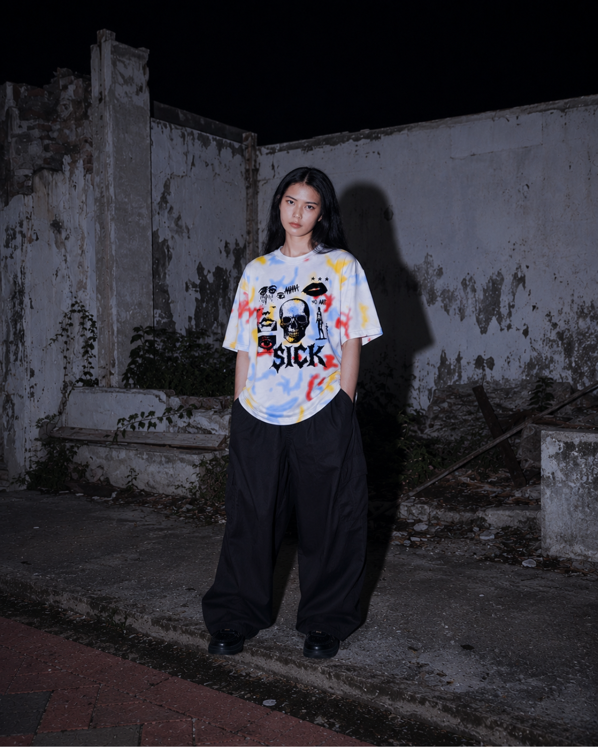 Sick Drop Shoulder Tee